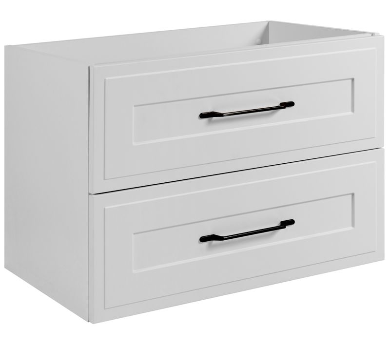 Meuble Sous Lavabo De Style Classique, Blanc, 80 X 57 X 46 Cm