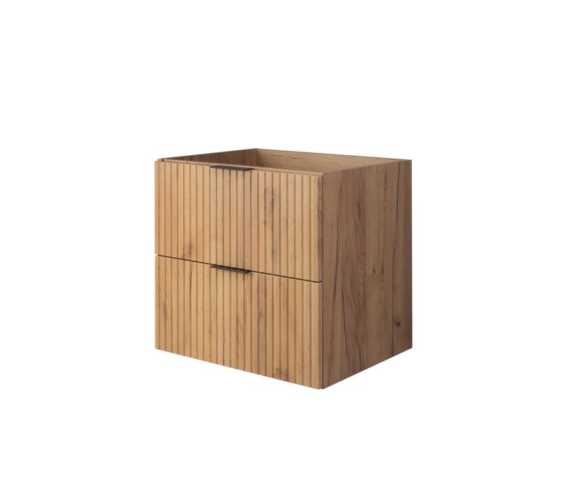 Meuble De Salle De Bain, Chêne Craft, 60 X 57 X 46 Cm