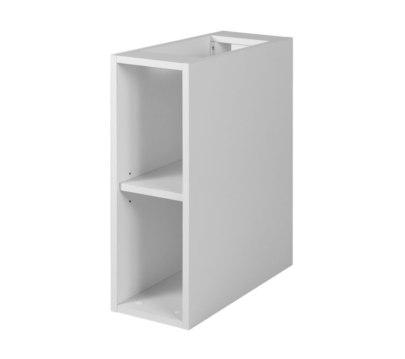 Etagère De Salle De Bain, Blanc Mat, 20 X 57 X 46 Cm