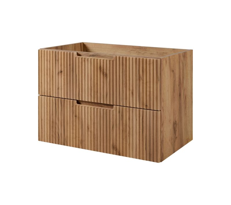 Meuble De Salle De Bain, Chêne Craft, 80 X 57 X 46 Cm