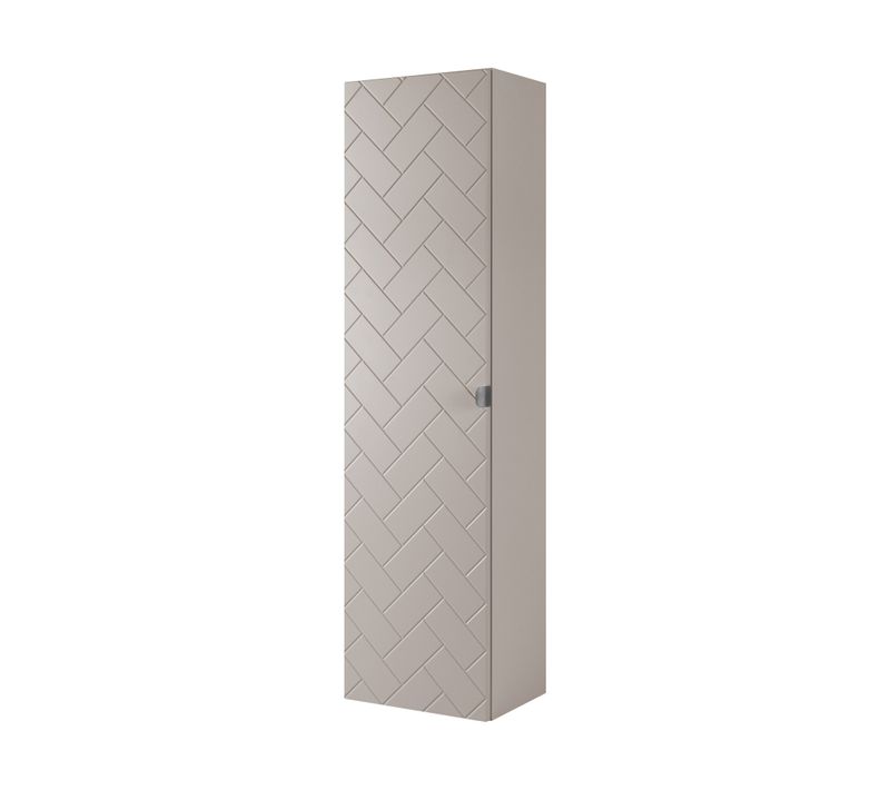Meuble De Salle De Bain, Cachemire, 35 X 136 X 27 Cm, Poignées Argentées