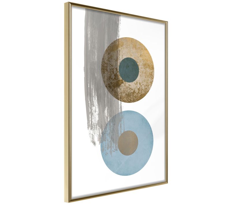 Affiche Murale Encadrée "favourite Records" 30 X 42 Cm Doré