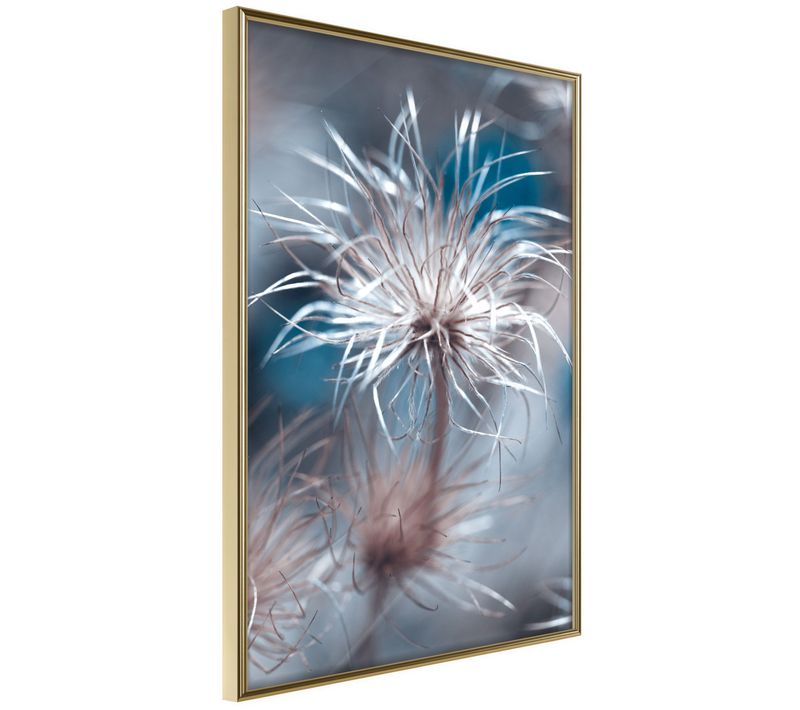 Affiche Murale Encadrée "like à Dandelion " 30 X 42 Cm Doré