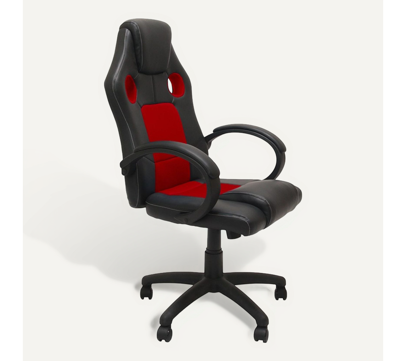 Enzo  Fauteuil Gamer  108118x63x60  Noir Et Rouge