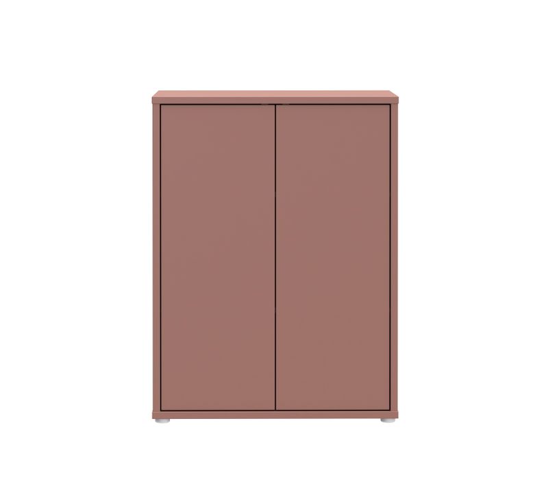 Rangement 2 portes battantes CANELLE terracotta