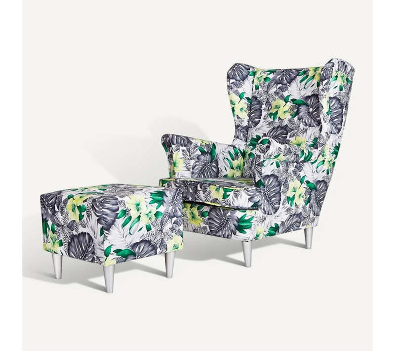 Fauteuil - Family - Ari - Multicolore - Repose-pieds - Poly 6