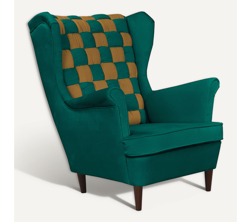Fauteuil - Family - Carol - Vert - Monolith 37 - Réf 7383