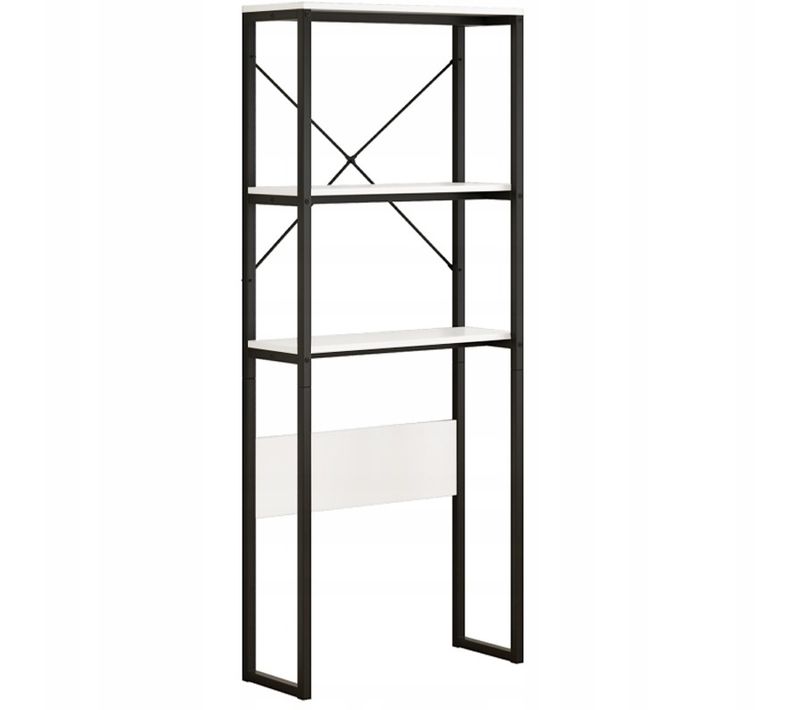 Étagère Armoire De Salle De Bain Au-dessus Des Toilettes Lave-linge Loft Industriel Étagères 160 Cm