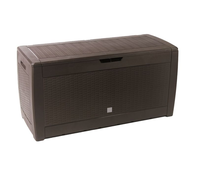 Boxe Rato  Coffre De Jardin 310 Litres Chocolat 119 X 48 X 60 Cm