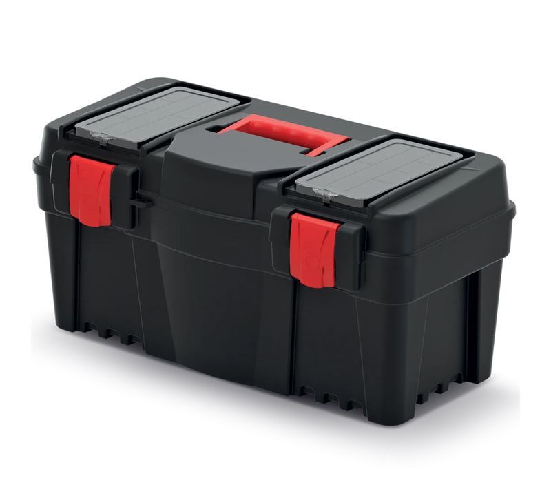 Boîte À Outils Avec Porte-outils Intégré Pour Atelier, Garage Et Garage - Fermeture En Plastique