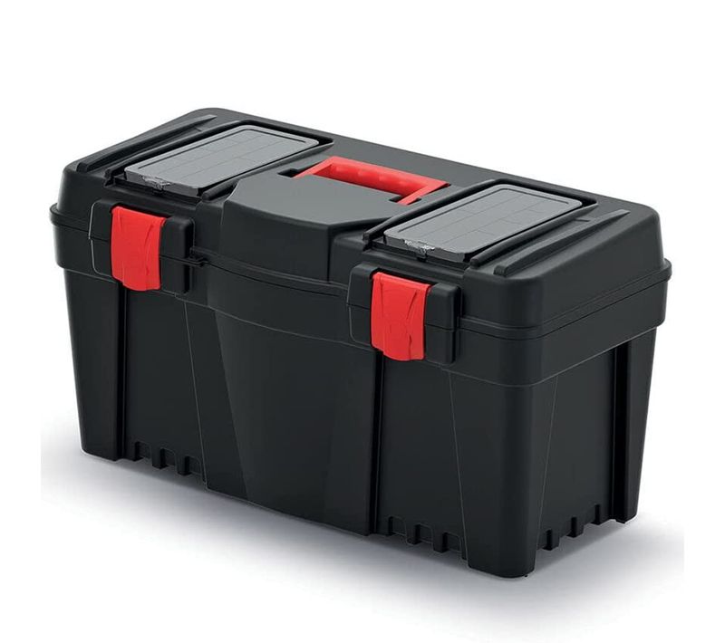 Boîte À Outils Avec Porte-outils Intégré Pour Atelier, Garage Et Garage - Fermeture En Plastique