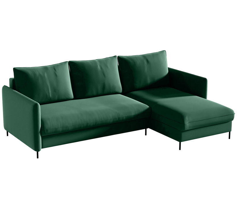 Canapé D'angle Bellissima Canapé-lit Vert Avec Fonction Sommeil Canapé