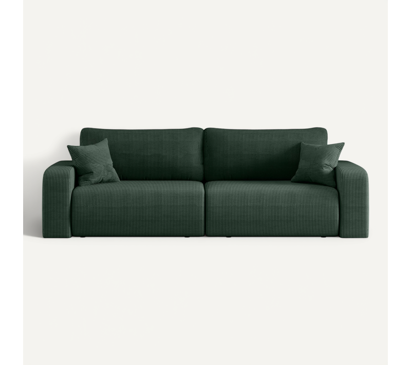 Canapé Convertible Pianioo Avec Coffre De Rangement – Vert Bouteille Élégant