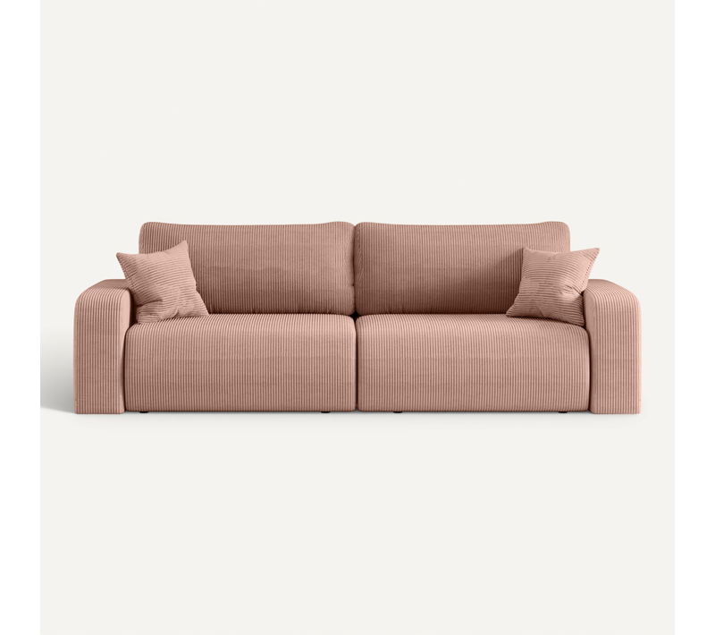 Canapé Convertible Pianioo Avec Coffre De Rangement – Gris Clair Élégant