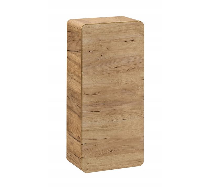 Meuble Colonne De Salle De Bain Suspendue Aruba Craft 830 Chêne 35 X 75 Cm