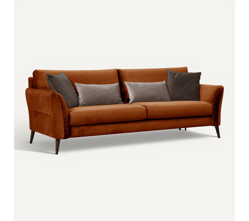 Canapé 2,5-sitzer Tissu Orange - Figari