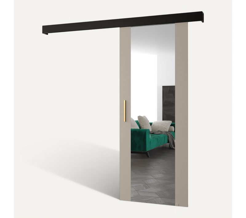 Portes Coulissantes Salwador Ii 80x204 Cm (cachemire / Noir / Or)