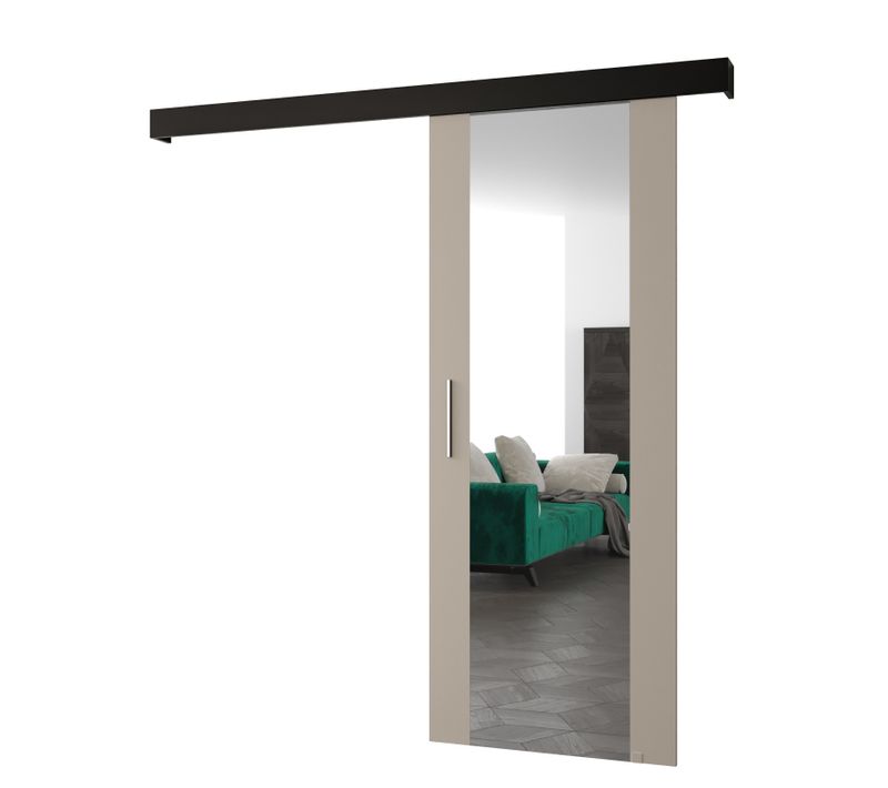 Portes Coulissantes Salwador Ii 90x204 Cm (cachemire / Noir / Argent)