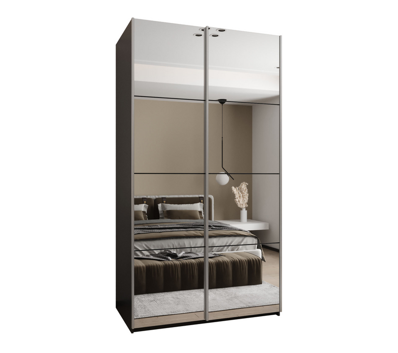 Armoire Lux 2 à Portes Coulissantes 245,5 130 64 2 Portes