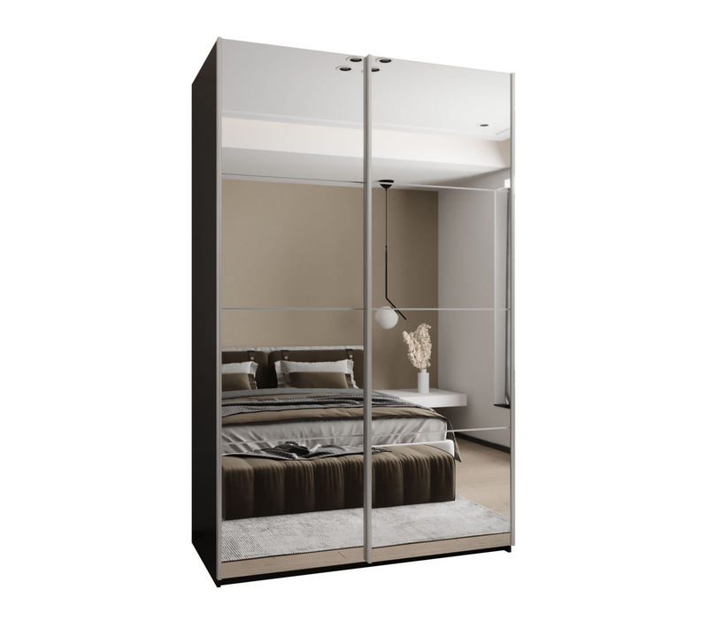 Armoire Lux 2 à Portes Coulissantes 245,5 160 64 2 Portes