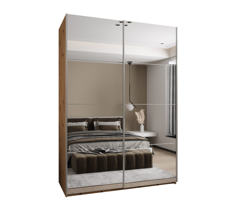 Armoire Lux 2 à Portes Coulissantes 245,5 180 64 2 Portes