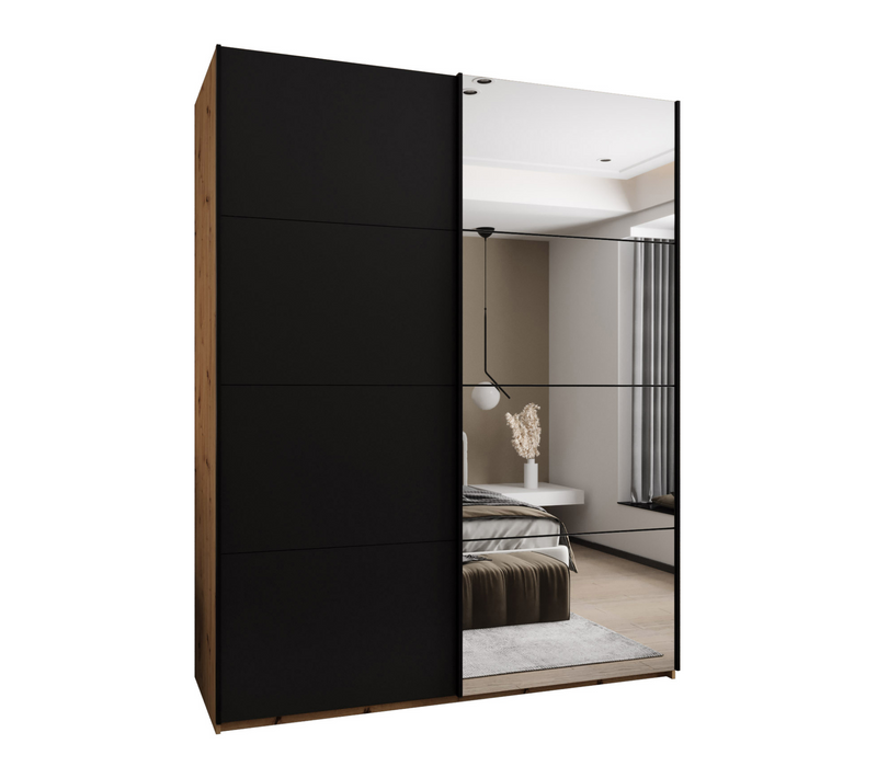 Armoire Lux 3 à Portes Coulissantes 245,5 190 64 2 Portes