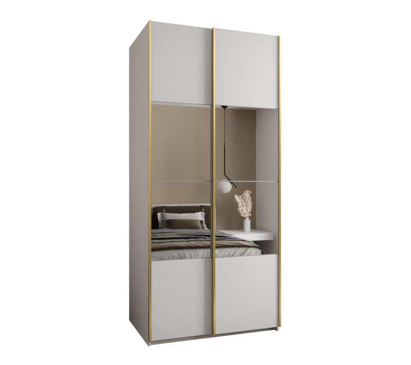 Armoire Lux 4 à Portes Coulissantes 245,5 100 64 2 Portes