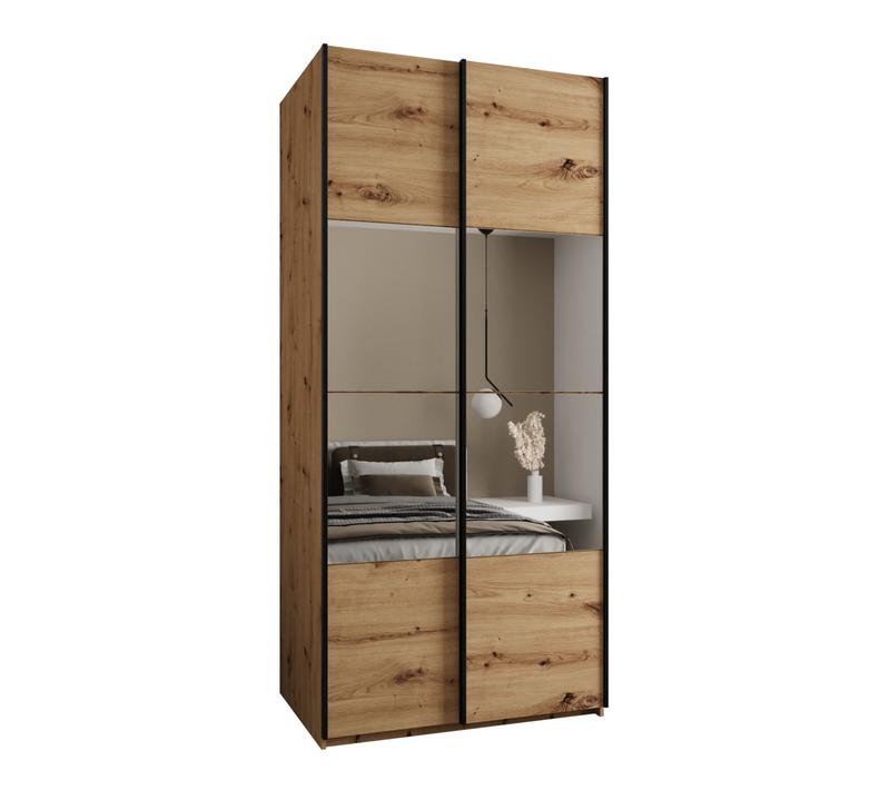 Armoire Lux 4 à Portes Coulissantes 245,5 110 64 2 Portes