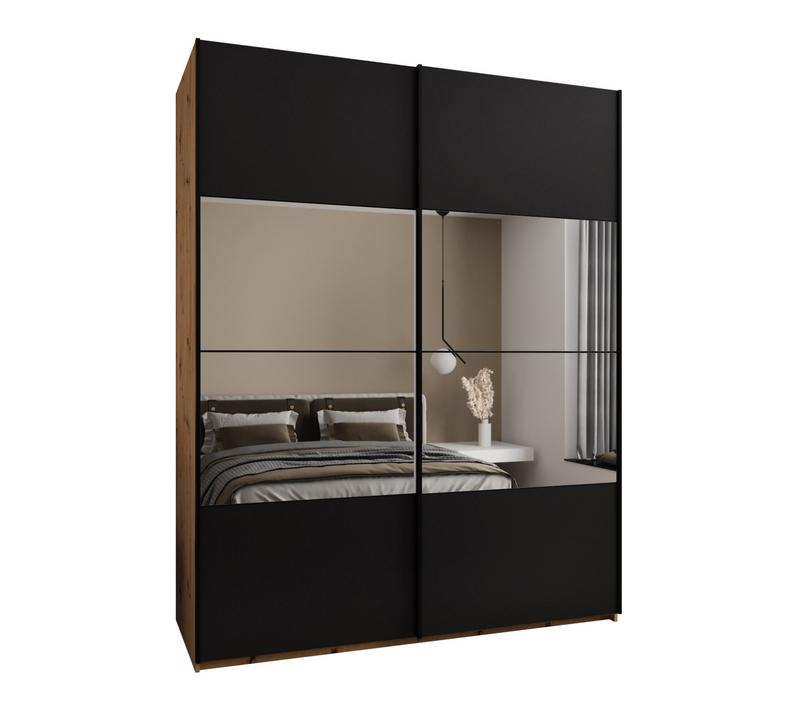 Armoire Lux 4 à Portes Coulissantes 245,5 190 64 2 Portes