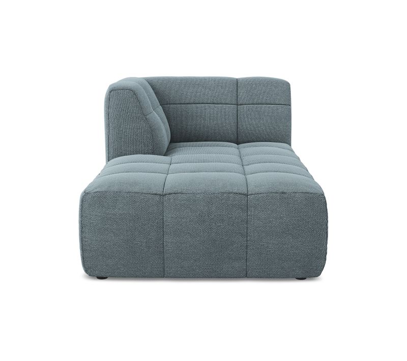 Méridienne Gauche Aloha En Tissu Bouclette Jeans