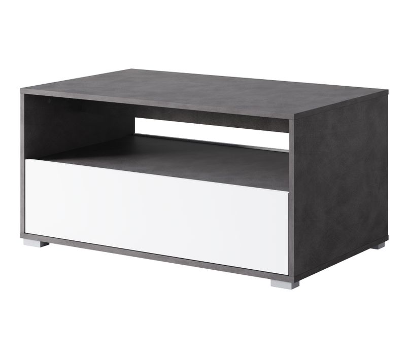 Table Basse Nimfea II, Couleur Matera/blanc.