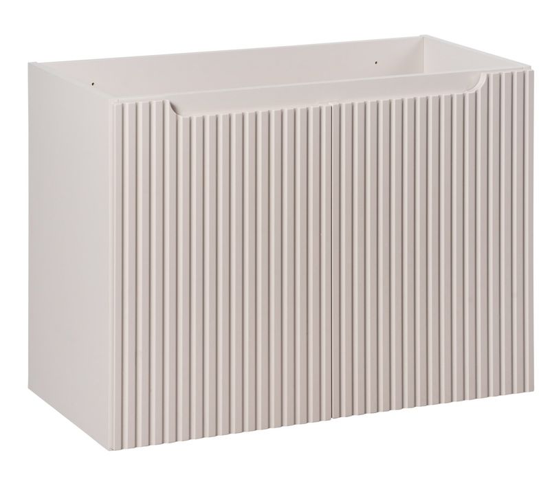 Meuble Suspendu Sous Vasque Avec Les Portes Nova Cachemire 80 Cm