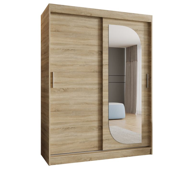 Armoire Lucy à Portes Coulissantes 200/150/62 2 Portes (sonoma)