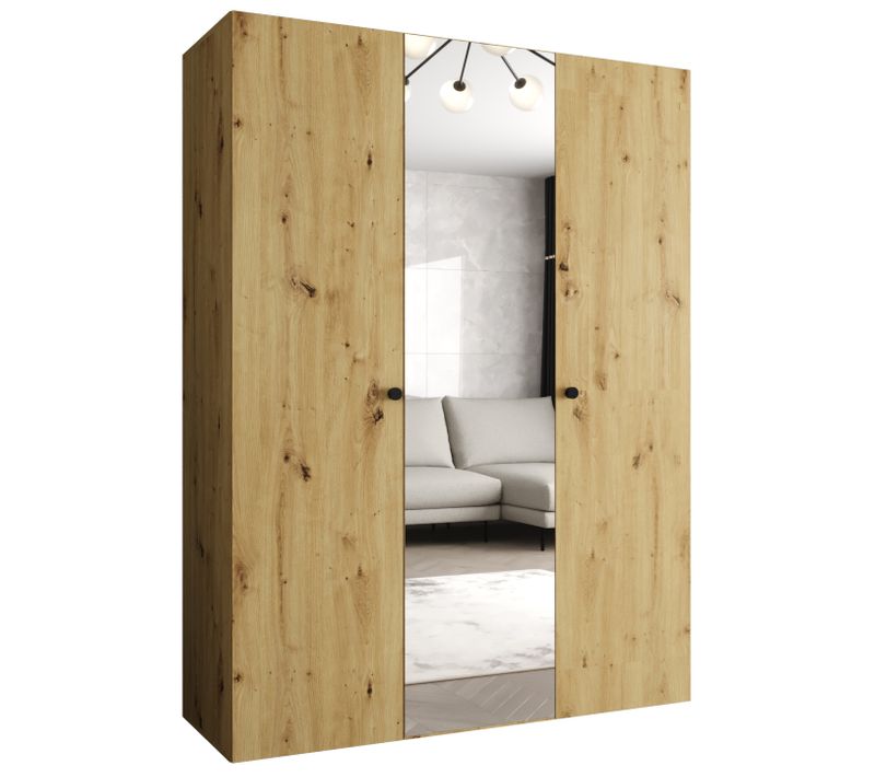 Armoire Parma 2 à Portes Battantes 202/150/52 3 Portes (artisan)