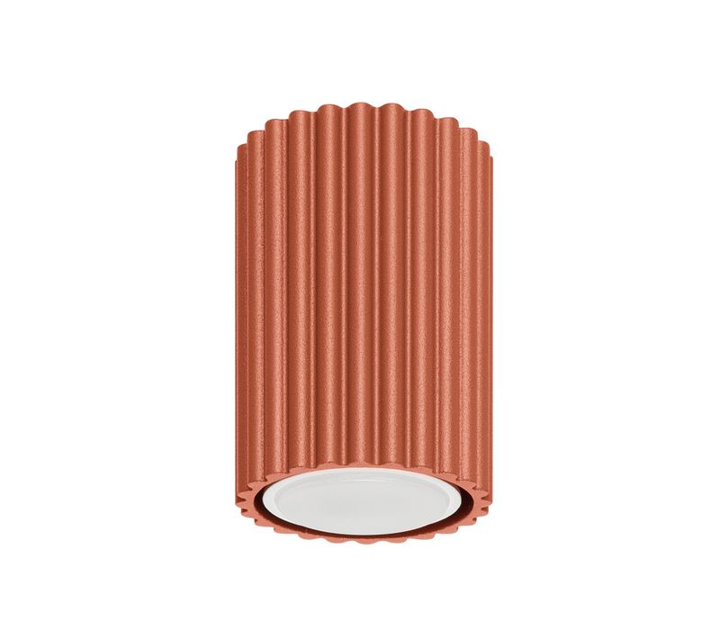 Plafonnier Karbon 10 Rouge Ocre