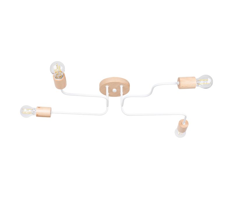 Lustre Timbo 4 Blanc