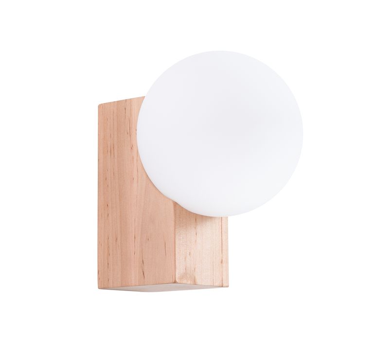 Applique Bulbo Bois Naturel