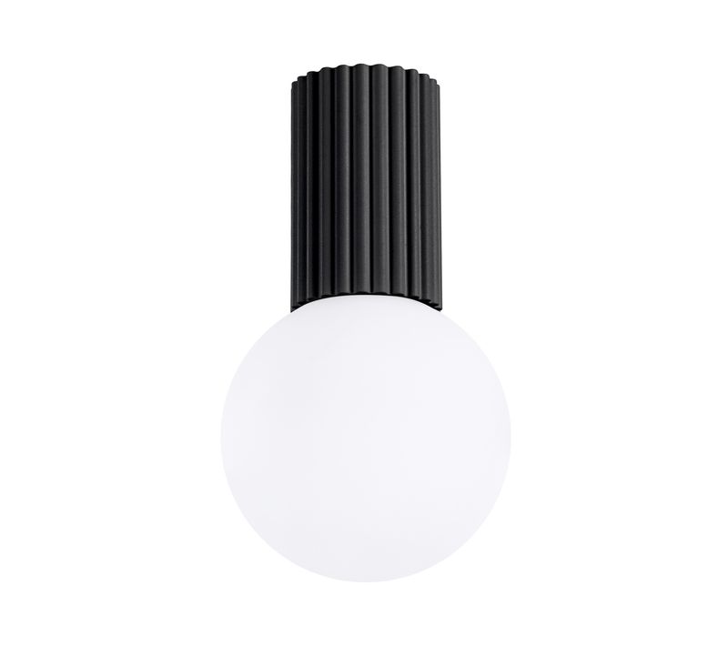 Plafonnier Halo Noir Ip44