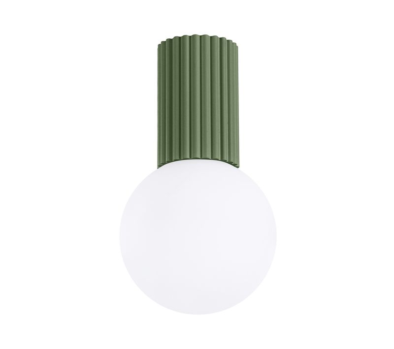 Plafonnier Halo Vert Olive Ip44