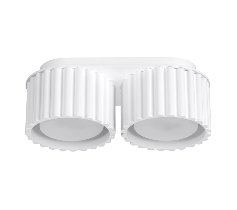 Plafonnier Aura 2 Blanc Gx53