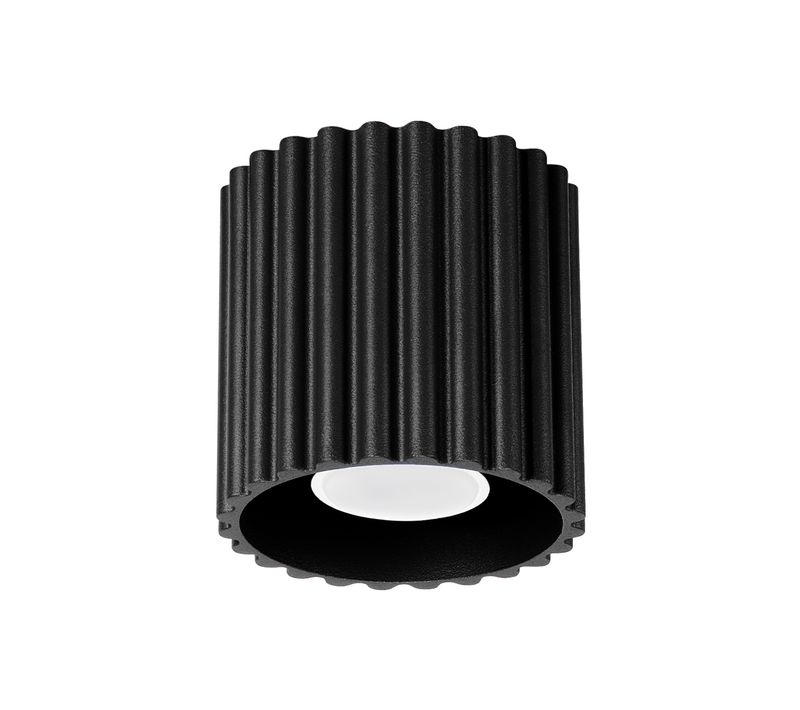 Plafonnier Aura 1 Noir Gu10