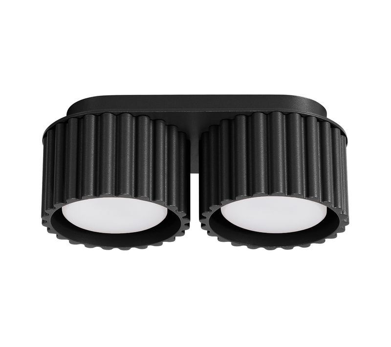 Plafonnier Aura 2 Noir Gx53