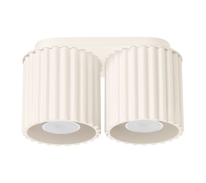 Plafonnier Aura 2 Beige Gu10