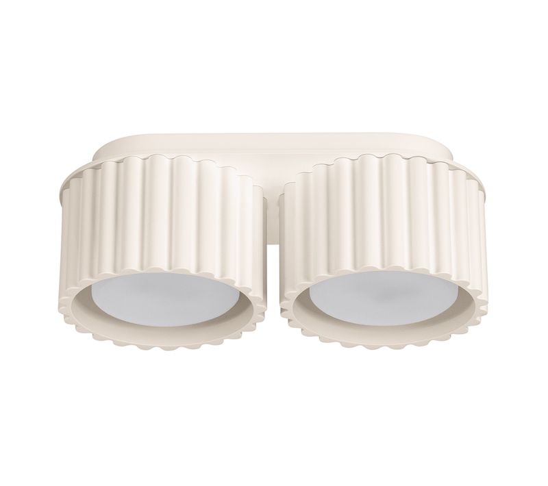 Plafonnier Aura 2 Beige Gx53