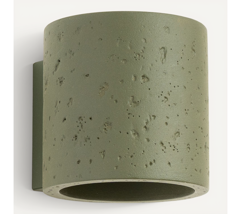 Applique Orbis Béton Vert Olive