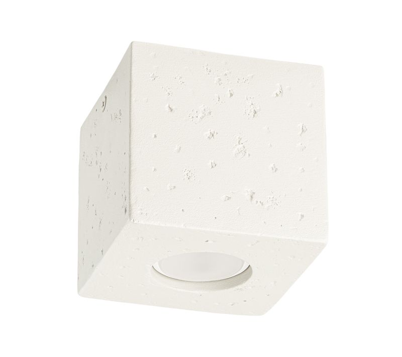 Plafonnier Quad Béton Beige