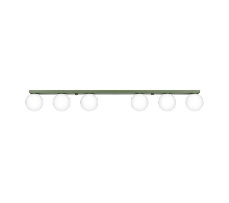 Plafonnier Yoli 6 Vert Olive