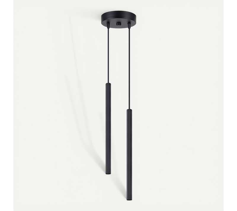 Lampe Suspendue Arche 2p Noir
