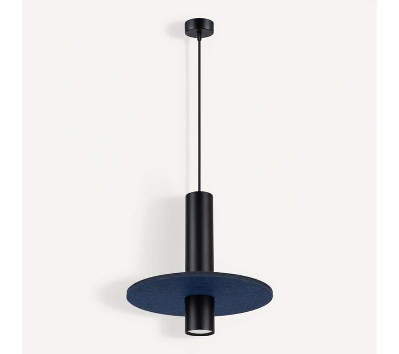 Lampe Suspendue Pelta 1 Noir/marine