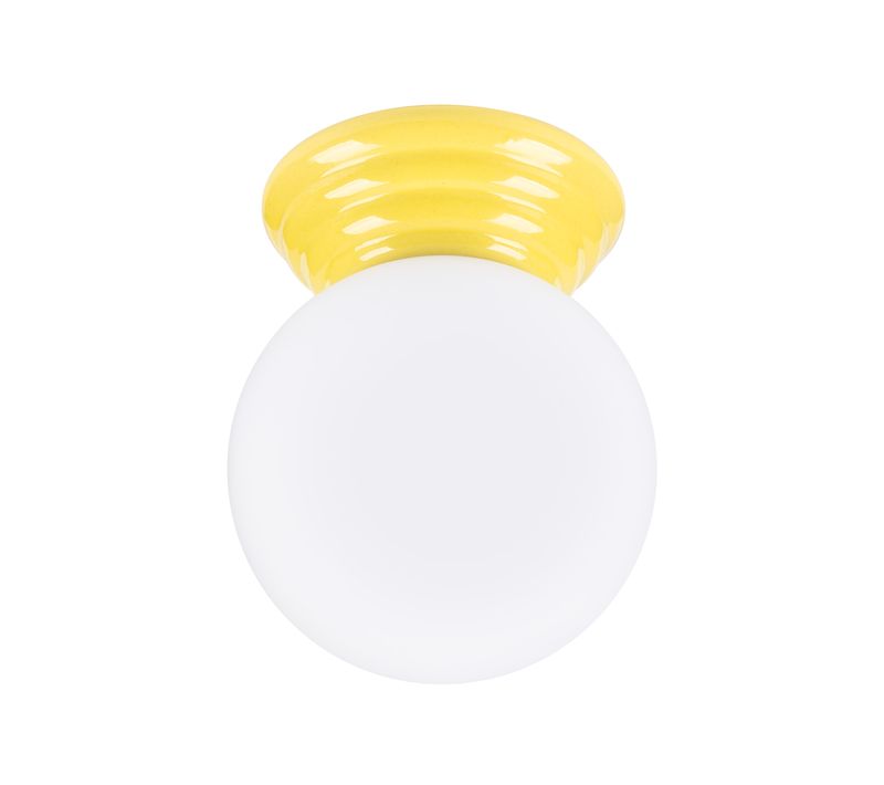 Plafonnier Zori Jaune Ip44